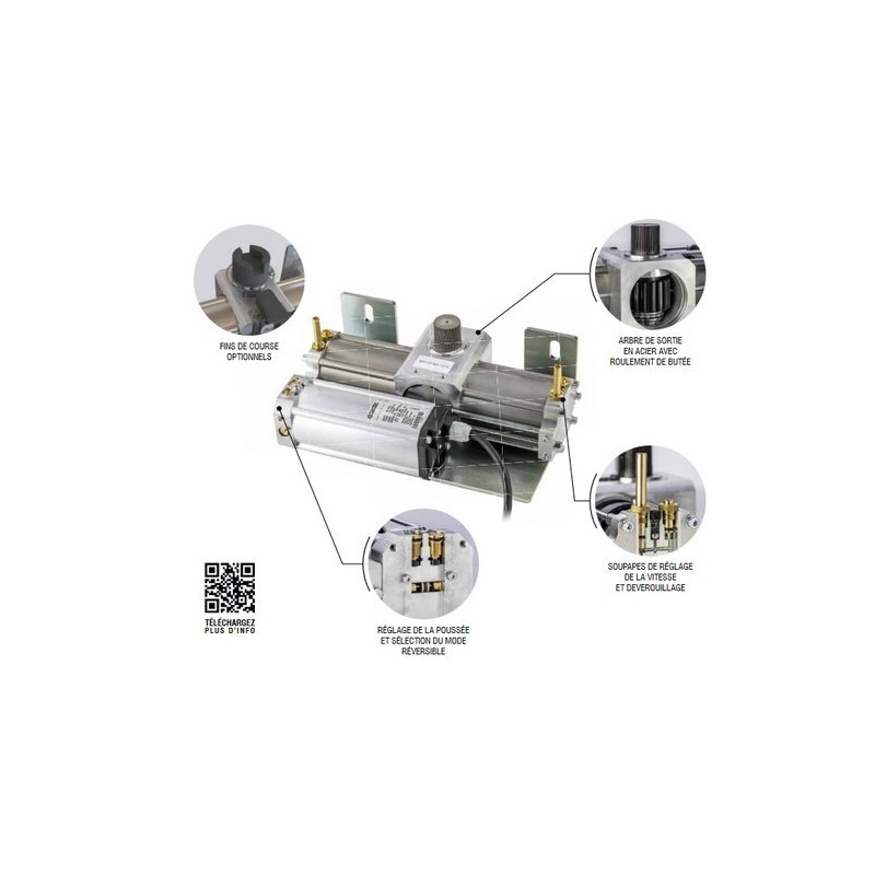 FLOOR 880 230 VAC OUVERTURE MAX 180°