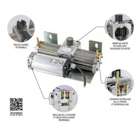 FLOOR 880 230 VAC OUVERTURE MAX 180°